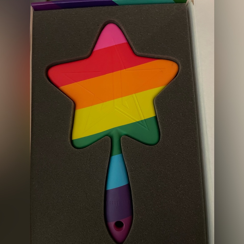 Jeffree Star- Rainbow Star-Shaped Hand Mirror